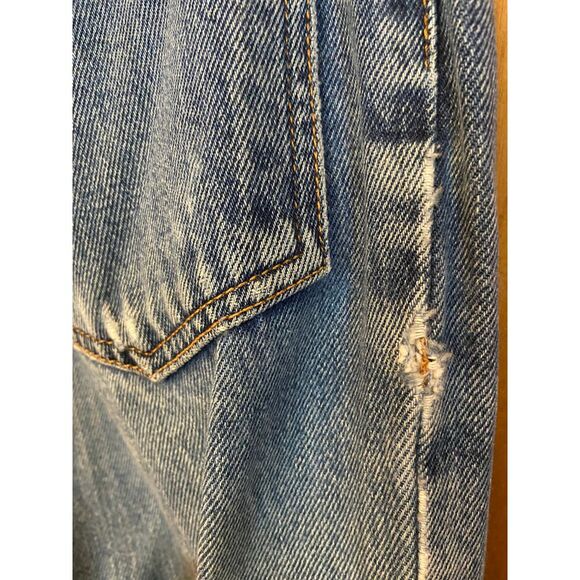 Vtg Bongo Original Slim High‎ Rise Distressed Jeans 90s sz 5 SEE DESCRIPTION - Picture 6 of 14